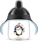 Der abgewinkelte, beißfeste Trinkschnabel wurde entwickelt, um die Kleinkinder beim ersten selbstständigen Trinken zu unterstützen