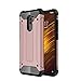 Produktbild Hunpta@ für Xiaomi Pocophone F1, Shock Proof Hybrid PC + TPU Schwerer Fall Abdeckung (Rosa)