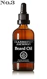 No.3 Beard Oil Zesty Scent Natural Organic Hamilton Jackson Male Grooming Skincare Skincare Beard Oil and Conditioner, Glass Bottle with Glass Dropper, Gives You a Respectable Beard That Is Healthy Looking and Conditioned and Kissable