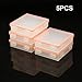 Produktbild 5pcs Soshine 4 Cell 18650 Akku Wasserdichte Aufbewahrungskoffer 18650 Transparente Akku-Halter Box Hartplastik Schutzhülle - Transparent
