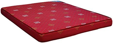 @home by Nilkamal Sneham Xl 5-inch Queen Size Rubberised Coir Mattress (Maroon, 78x60x5)