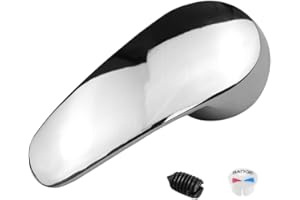 GYWHOOFT Maniglia della Leva del Rubinetto, maniglia per rubinetto, 48 mm, in lega di zinco, rubinetto miscelatore monocomando di ricambio per cucina, bagno, vasca e doccia