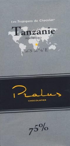 Pralus Tanzanie, 75% dark chocolate bar