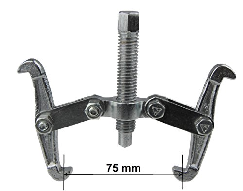 Lager Abzieher 2 armig 75mm, Universal innen / außen Kugellager Radlager Felgen - 2