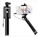AUX MART Ultra Portable Wired Selfie Stick - Compatible with Samsung Galaxy Note 3 No Battery Charging Premium & Sturdy Design Best Pocket Sized Cable Monopod RS.289.00