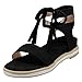Produktbild SHE.White Damen Sommer Schuhe Sandalen Plateau Sandaletten Flache Keilabsatz Wedges Schuhe Strandschuhe Riemchensandalen Flach Peep Toe Bequeme Sommerschuhe