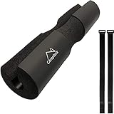 CampTeck U6814 Olympic Barbell Pad Support Barbell Foam Pad Gym Squat Pad for Hip Thrusts, Weightlifting, Squats, Lunges & Much more - Black
