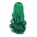 68cm Long Wave Curly Lolita Style Colsplay Wigs For Daily Fashion And Halloween ( Green Color)