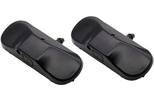 HAOTOM 2X Ugello di lavaggio auto ugello spray ugello lavavetro con riscaldamento sostituzione per Maggiolino 5C Superba 2 Golf 5 6 7 Passat 3C Tiguan 5N Touran 5T Caddy 2K EOS