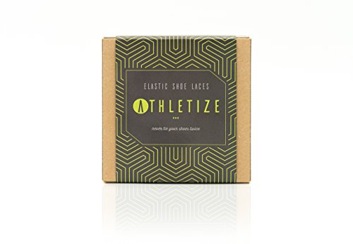 ATHLETIZE 2 Paar / Schnürsenkel mit Schnellverschluss / Elastische Schnürsenkel / Schnell-Schnürsystem / Perfekter Halt / Schleifenlos / Mit eBook „Besser laufen durch optimale Schnürtechniken“ (Schwarz) - 6