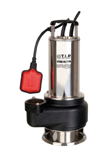 T.I.P. 30168 Profi Schmutzwasser Tauchpumpe und Baupumpe Extrema 400/11 Pro (2 Zoll Anschluss vertikal), bis 24.000 l/h Fördermenge - 2
