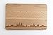 Produktbild Brotzeitbrett Bamberg Skyline | Frühstücksbrettchen aus Buche | Holz Schneidbrett | Geschenk mit Gravur | Frühstücksbrett | Bayern (ohne persönlicher Gravur)
