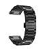 Produktbild Hunpta Titanium Stahl Armband Handschlaufe Smart Watch Band für Garmin Fenix 5X GPS (Schwarz)