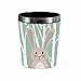 Produktbild Batop Papierkörbe Kinder, 12L Leder Cartoon Tier Mülleimer Papierkorb mit Metall Preßring, Papierkorb Motif für Kinderzimmer Büro Küche (Kaninchen)