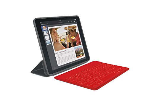 Logitech Keys-To-Go Ultra-portable Tastatur für iPad, iPhone, Apple TV und vieles mehr(QWERTZ, deutsches Tastaturlayout), rot - 5