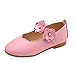 Produktbild Fenverk Baby MäDchen Weich Schuhe Kinder Prinzessin SüSs Tragen Schnee KöNigin Keil Party Kind Karikatur Ohr Bowknot Student Sandalen(Rosa-04,34 EU)