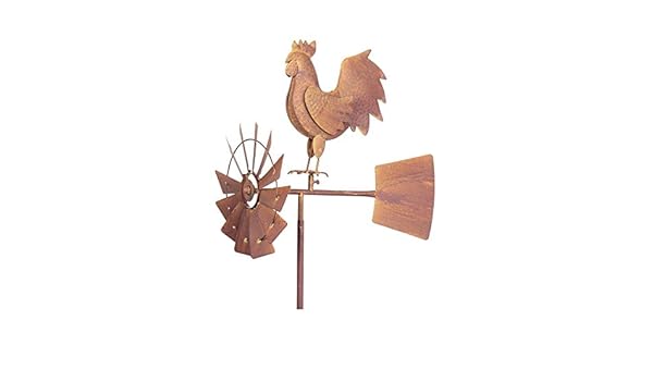 Jardin Terrasse Girouette En Fer A Planter Statue Coq Poule 154 Cm Thenewsbullet Com