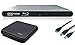 Produktbild Archgon Externer 4K-UHD Player Blu-ray Brenner USB 3.0 BDXL Style, Tray Load disc Drive Hitachi-LG BU40N UHD Blue-ray, Aluminium Silber Schutzbox - kompatibel mit PC und Mac MacBook Pro, Air, iMac