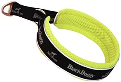Pet collar Reflective Stripes Soft And Strong Breathable Mesh Dogs Leads Rope With Strong Stainless Zinc-alloy hook Dog Bust Size Soft and Breathable Lining Nylon (S, Green)