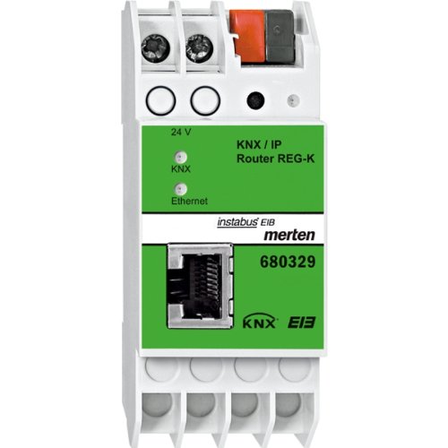 Preisvergleich Produktbild Merten 680329 KNX / IP-Router REG-K, lichtgrau