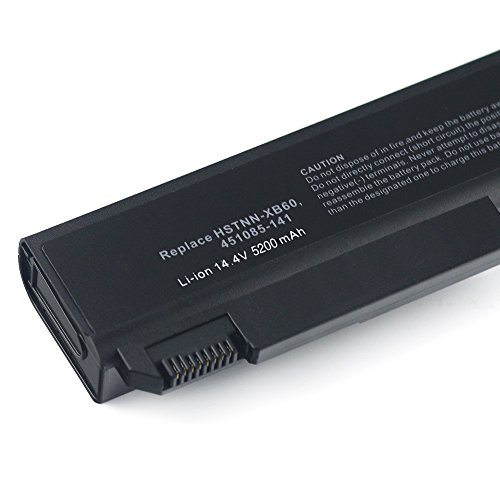 New Extended Replacement Laptop Battery compatible with EliteBook 8530p EliteBook 8530w EliteBook 8540p EliteBook 8540w EliteBook 8730p EliteBook 8730w EliteBook 8740w ProBook 6545b Li-ion 6 Cell 10.8v 5200mAh/56wh 12 month guarantee. - 4
