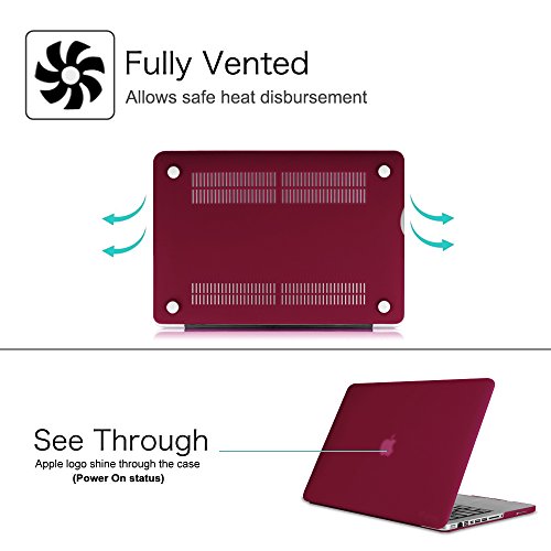 Fintie MacBook Pro 13  Non-Retina  H  lle - Ultrad  nne Hochwertige Matt Gummierte Hartschale Tasche Schutzh  lle Snap Case f  r Apple MacBook Pro 13 