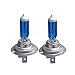 Produktbild PETUNIA 2Pcs Halogen Bulb Auto Car Headlights Xenon H7 100W Ultra-White Light - Blue