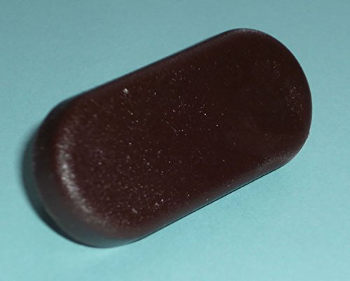 6 St. Gleiter, Kunststoff, weiß, 45 x 20 x 5 mm, 2 Stifte - 2