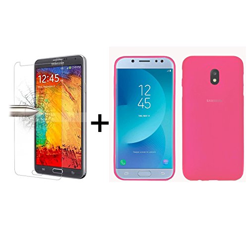 TBOC Pack Funda de Gel TPU Rosa Protector Pantalla Vidrio Templado para Samsung Galaxy J5 2017 J530F 5 0 Pulgadas Funda de Silicona Ultrafina y Flexible Protector de pantalla Resistente a Golpes Ca das y Ara azos reviews TBOC Pack Funda de Gel TPU Rosa Protector Pantalla Vidrio Templado para Samsung Galaxy J5 2017 J530F 5 0 Pulgadas Funda de Silicona Ultrafina y Flexible Protector de pantalla Resistente a Golpes Ca das y Ara azos