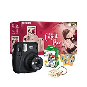 Fujifilm Instax Mini 11 Instant Camera (Charcoal Grey) Cupid Box