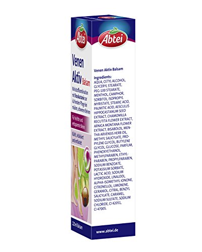 Abtei 44600 Venen Aktiv Balsam, 125 ml - 3