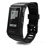 XiYunHan Smart Armband Outdoor GPS Sport Armband IP68 Wasserdicht Bluetooth Armband (Schwarz Blau Rot) (Color : Black)