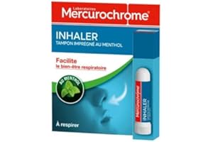 Inhalateur imprégné au menthol Mercurochrome -x1