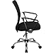 Produktbild Flash Furniture GO-6057-GG Mid-Back Black Mesh Computer Chair with Chrome Finished Base by Flash Furniture