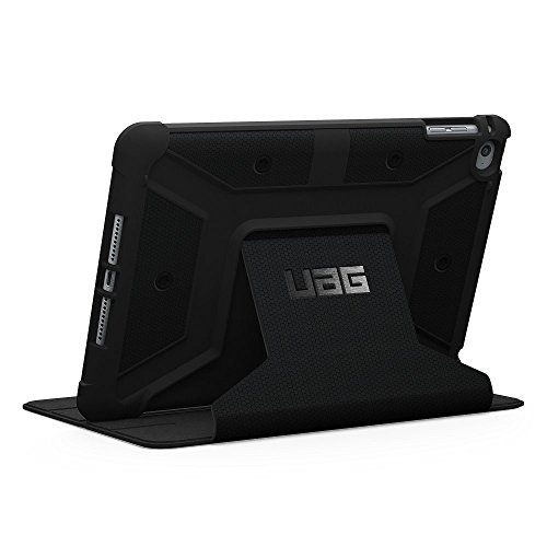 URBAN ARMOR GEAR Folio Schutzhülle für Apple iPad mini 4 (inkl. Retina) – schwarz [Stoßfest | Standfunktion | Wake/Sleep Funktion | Displayklappe] – UAG-IPDM4-BLK-VP - 6