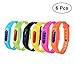 Produktbild VORCOOL 6Pcs Mückenschutz-Armband-natürliches Betriebs-gegründetes Öl Deet Geben Silikon-Wanzen-Insekten-Abwehrmittel-Armband-Band-Armband für Kinder Erwachsene und im Freien kampieren Frei