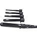 YUNAI Interchangable 5P Hair Curler Wands Black