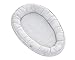 Produktbild Julius Zöllner Nido Jersey Babynest - Kuschelnest 86 x 58 cm Tiny Squares Grey