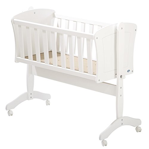 Preisvergleich Produktbild Alvi Pendelwiege Pia Buche weiß lackiert 40x90