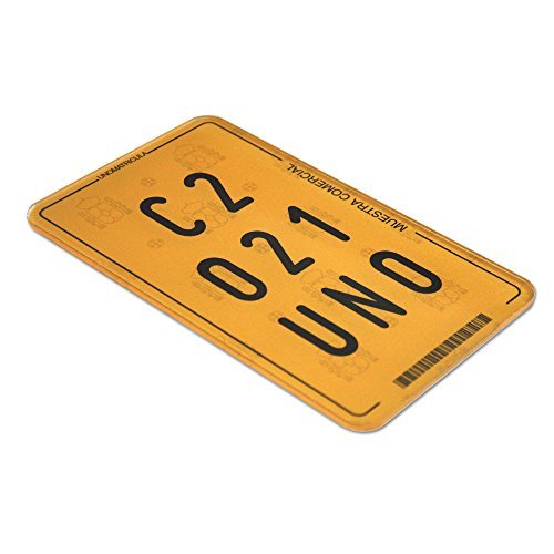 Matricula acrílica de ciclomotor homologada de alto impacto