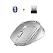 Produktbild KNOSSOS Bluetooth Wireless Dual Mode Rechargeable Portable Mobile Mice USB Receiver Black