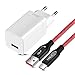 Produktbild ACOCOBUY 5V 4A Dash Ladegerät für Oneplus 6T/6/5T/5/3T/3, Oneplus Ladegerät Adapter mit Dash USB Typ C Kabel 2M/6.6FT Typ-C Dash Ladekabel Schnelles Ladekabel für Oneplus, VOOC Lade für Oppo Find X.