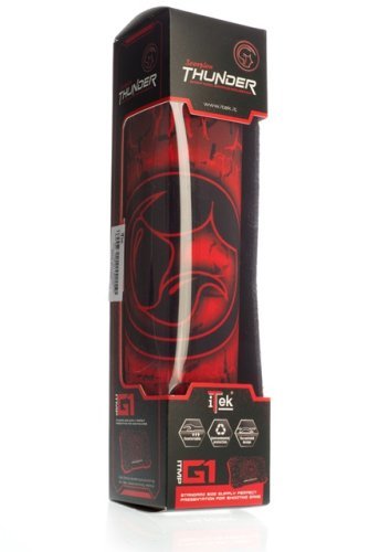 iTek ITMPG1 Mauspad Schwarz, Rot - 3