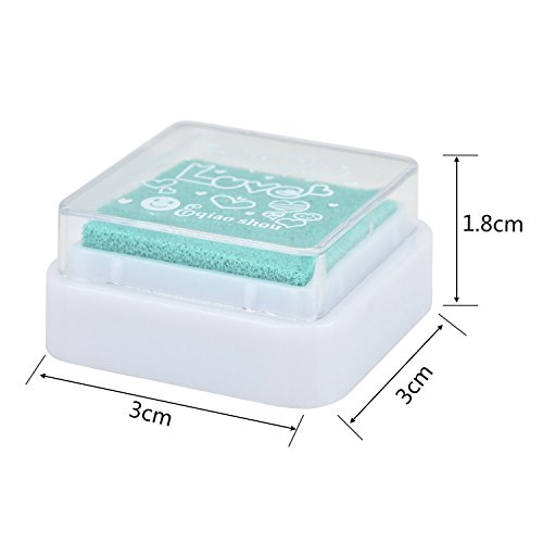 Yoofit Stempelkissen Set [24 Farben] Stempelkissen fuer Papier Handwerk Stoff, Fingerabdruck ,Scrapbook, Malerei Hochzeit Kinder Geburtstags-Gastgeschenke - 3