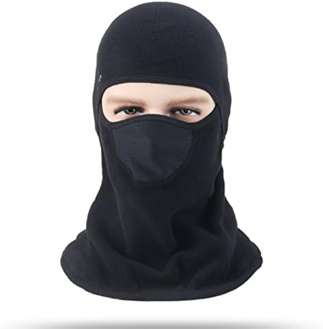 eTACH Unisex Outdoor Sports Windproof Head Protection Mask Ski Cycle Motorcycle Bike Head Cover (Black1)