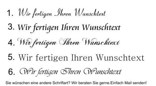 WUNSCHTEXT -Wir fertigen Ihren Traum Wallsticker Wandtattoo Größe 60cm Textlänge x 10cm Buchstabenhöhe+++(Zeichenmenge bis max.20 Zeichen möglich)+++.Senden Sie Ihren Farbwunsch und den Text per Email an uns. - 2