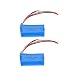 Produktbild GoolRC 2pcs 7.4V 1500mAh Lithium Batterie Li Akku für Double Horse 9118 MJX T23 F45 RC Spielzeuge