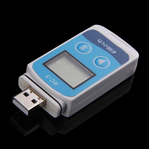 Yesfor Mini USB Temperatur Data Logger Temp Rekorder Interner Externer Sensor Neu - 6