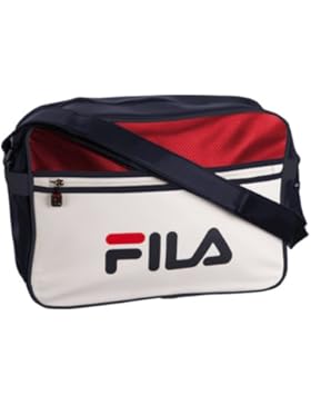 Fila Docena Large XS13ESU027 Messenger Bag Schultertasche Weiß Rot Blau