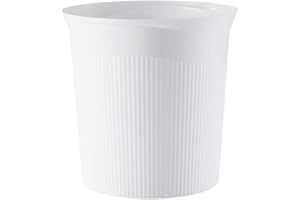 HAN cestino per la carta Re-LOOP – 6 UNITÀ, say yes to 100% recycled, capacità di 13 litri, design giovane e innovativo, stabile ed elegante, bianco, 18148-912